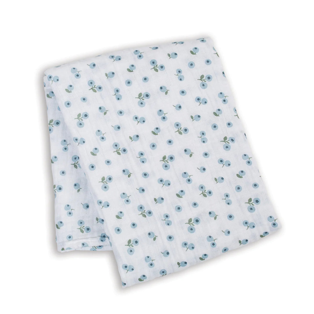 Lulujo Swaddle - Classic Muslin Blueberries LJ480