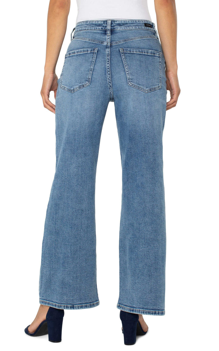 Liverpool Stride Hi-Rise Wide Leg  CM4142CH4  Carbon Canyon