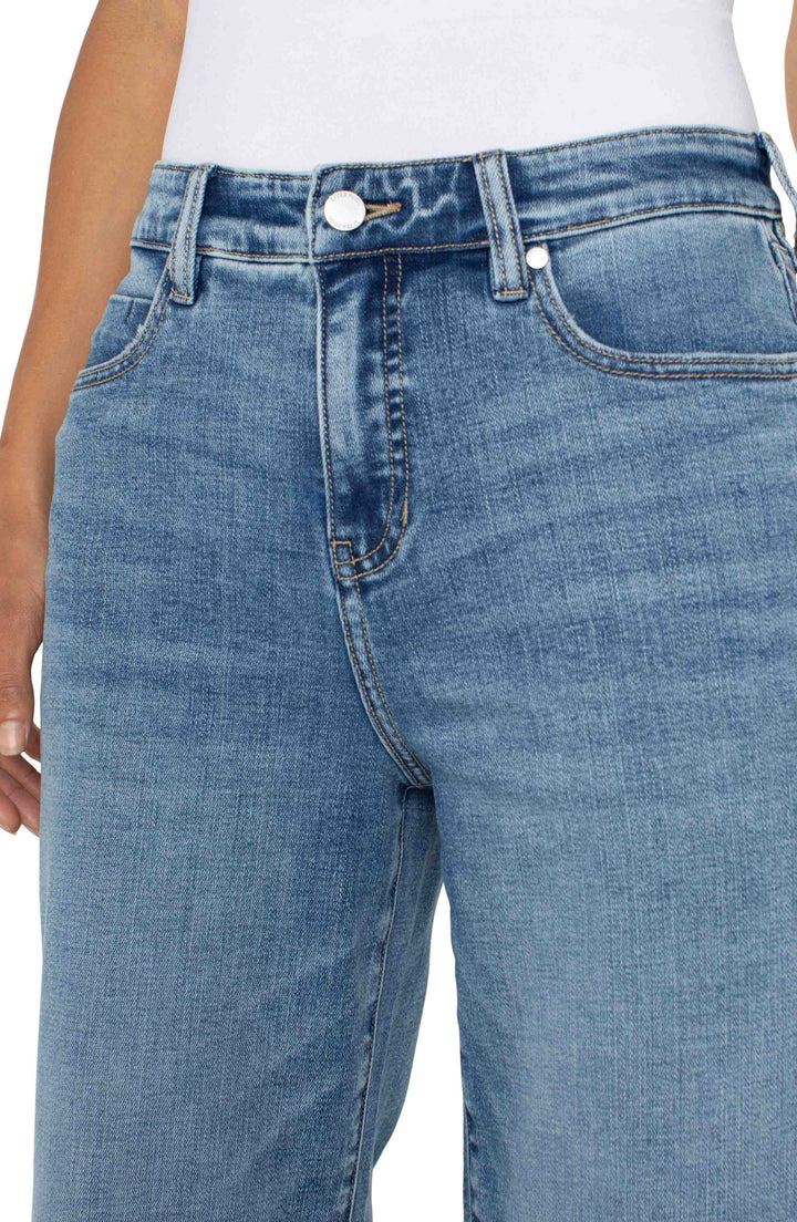 Liverpool Stride Hi-Rise Wide Leg  CM4142CH4  Carbon Canyon