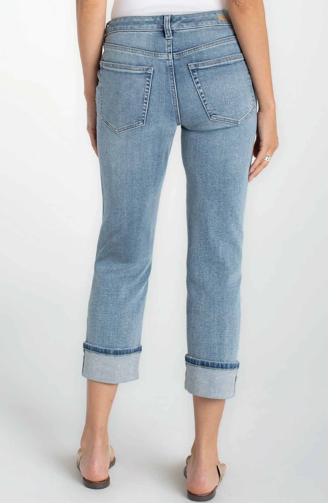 Liverpool Marley Cropped Girlfriend Cuffed Jean  LM5289VH  Cruise