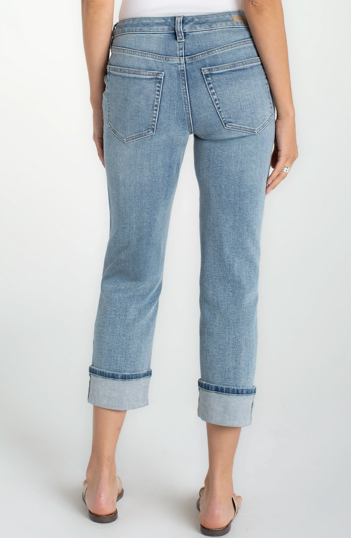 Liverpool Marley Cropped Girlfriend Cuffed Jean  LM5289VH  Cruise