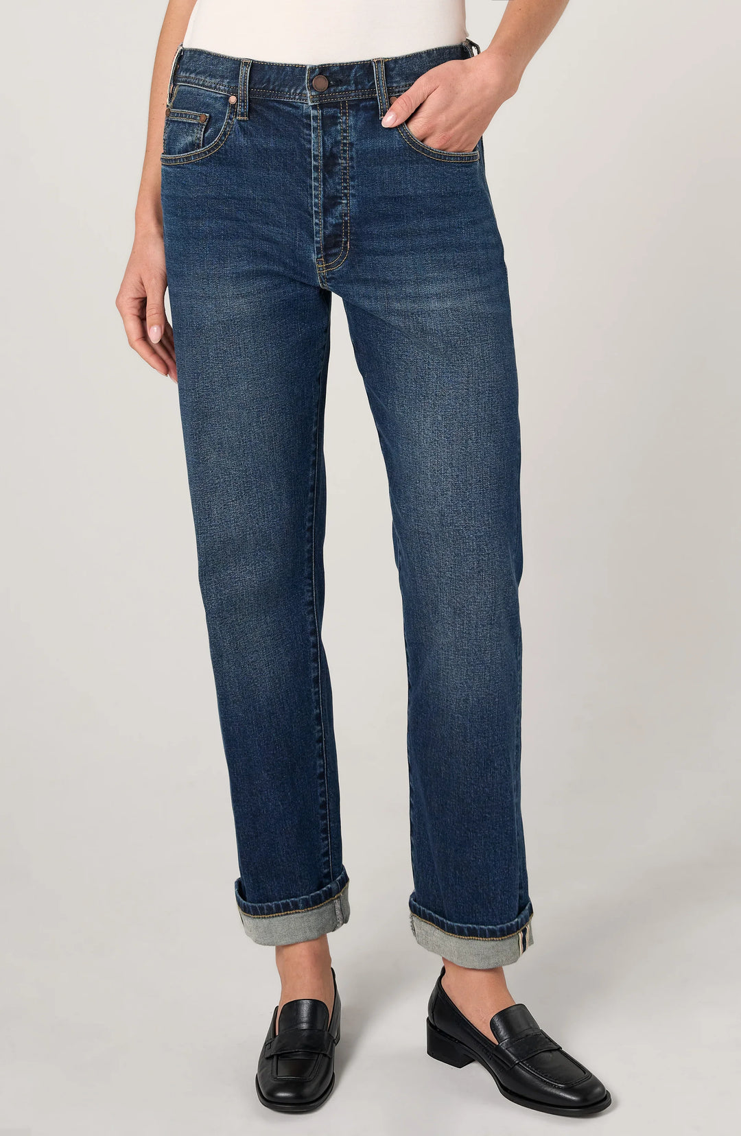 Liverpool Sloane Slouchy Jean LM5720SRT Comet Blue