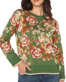 Liverpool Floral Sweater   LM8J26SR08J8  Green Multi Floral