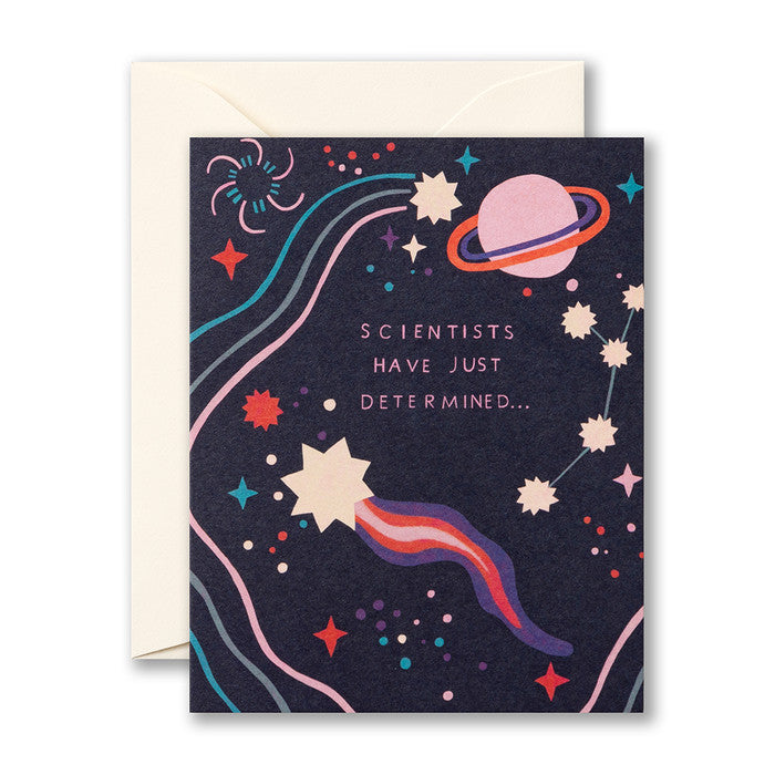Compendium Thank You Card  -  Scientists have just determined . . .
