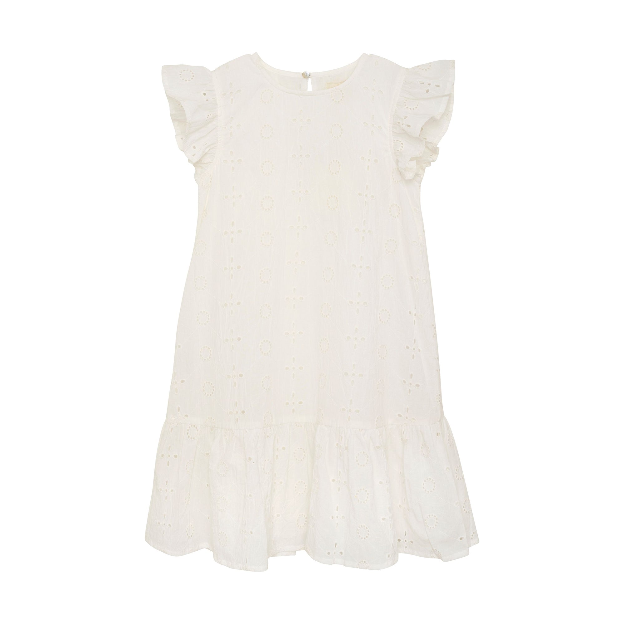 Creamie Girls White Eyelet Dress  822550-1103