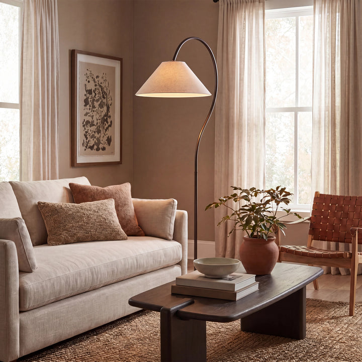 Renwil Aureline Floor Lamp  LPF3205  Antique Bronze