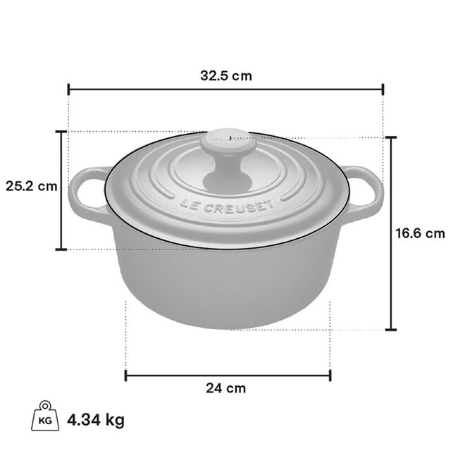 Le Creuset Round French Oven - Meringue