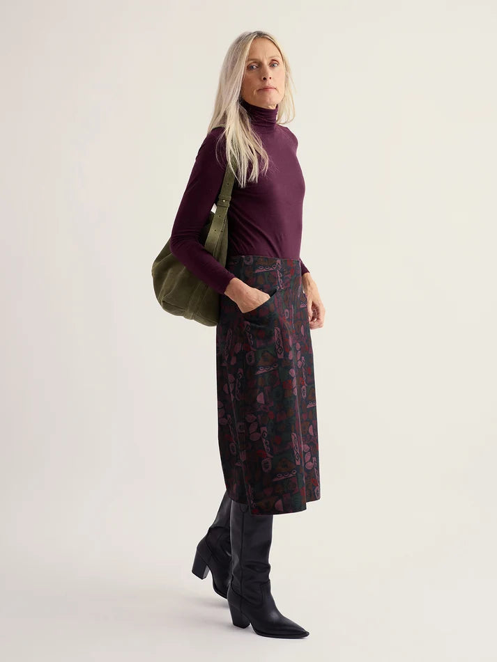 Seasalt Landing Rollneck Top  38891  Dark Hellebore