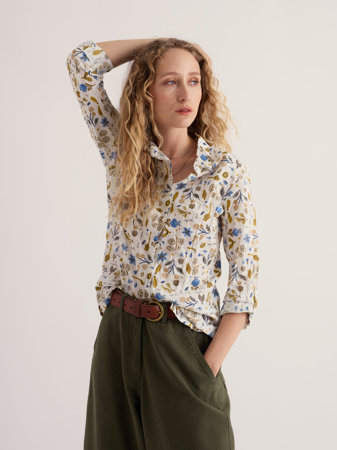 Seasalt Larissa Shirt  38751  Seed Collecting Chalk