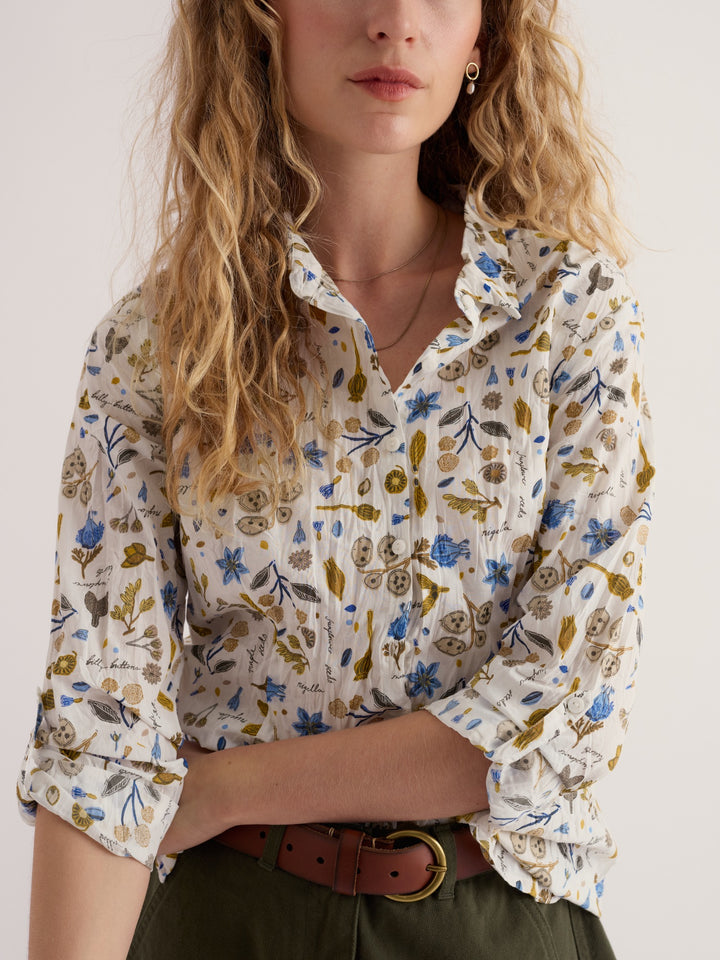 Seasalt Larissa Shirt  38751  Seed Collecting Chalk