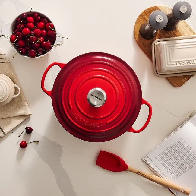 Le Creuset Cast Iron Round French Oven - Cerise