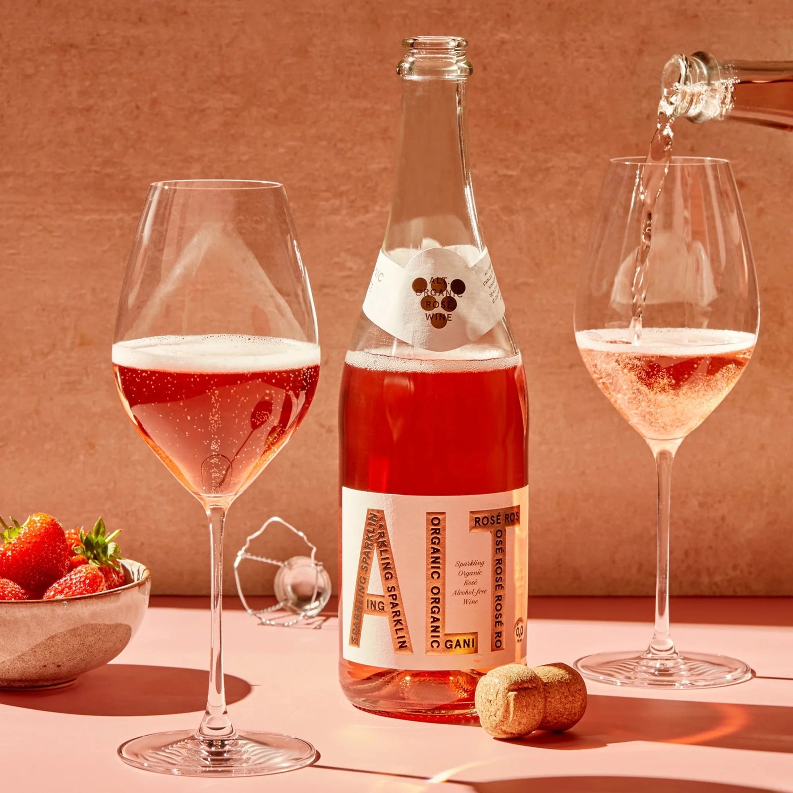 Alt Non-Alcoholic Rose Sparkling Wine