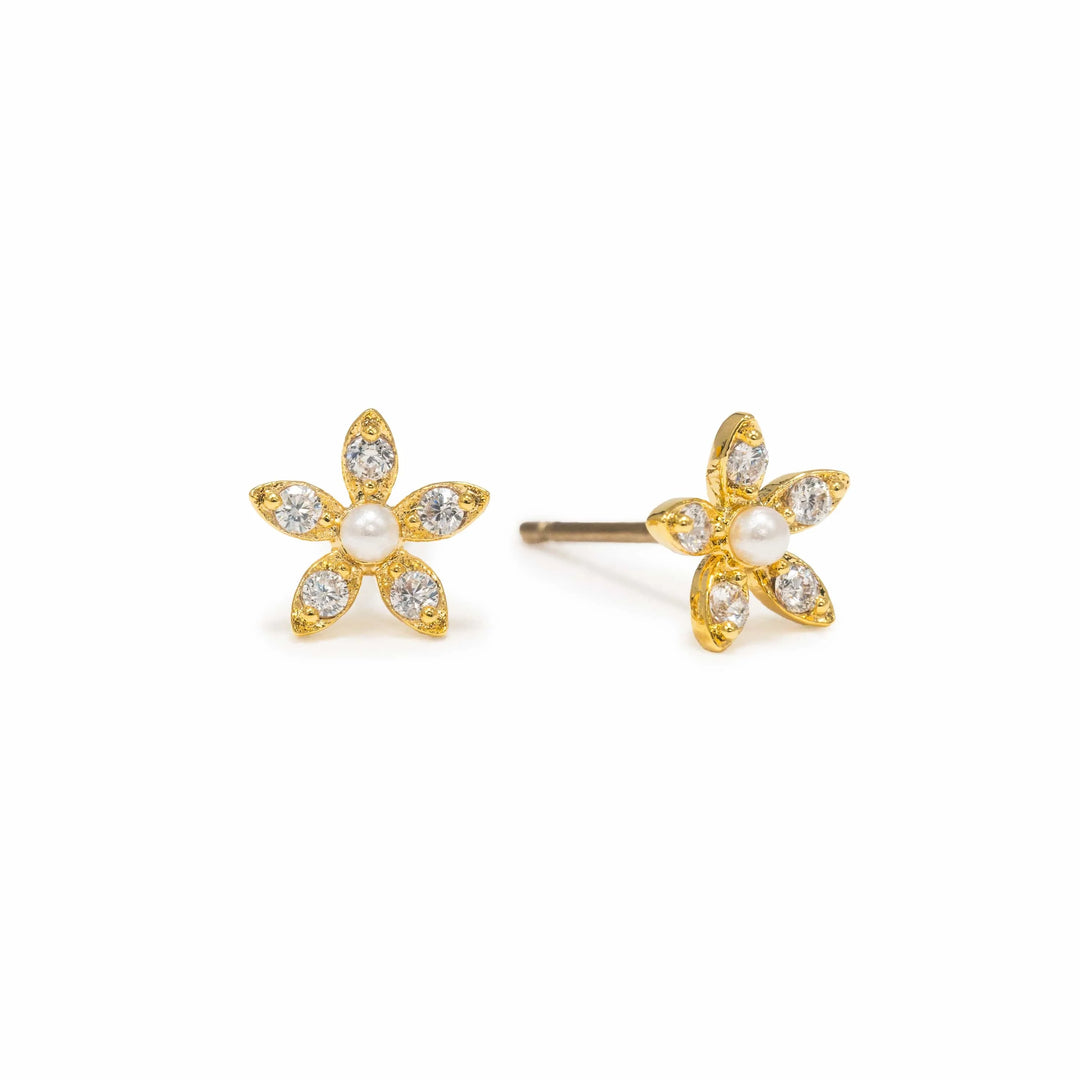 Lover's Tempo Lily Stud Earring Clear