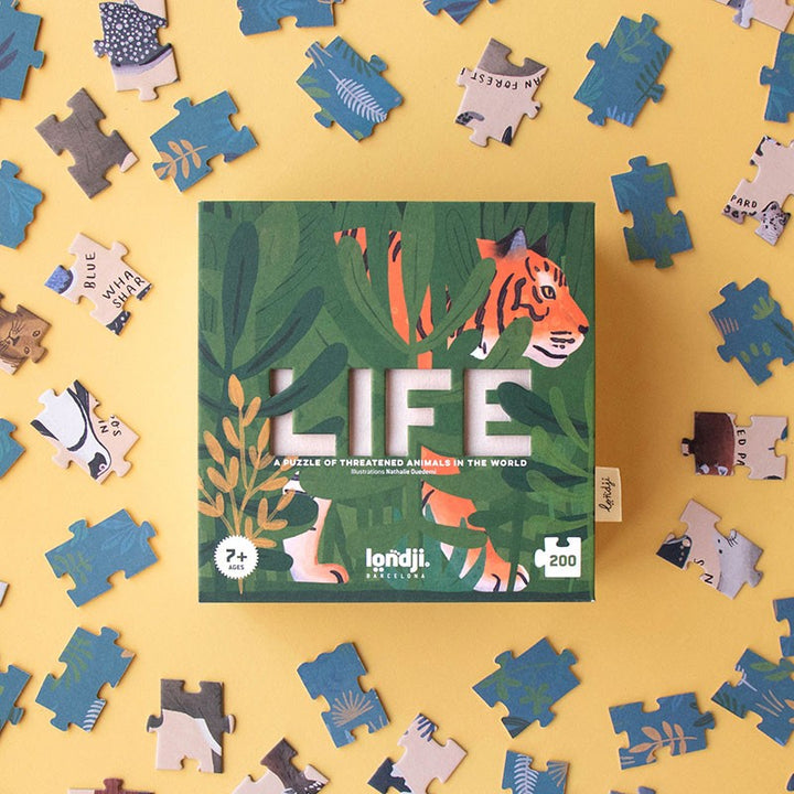 Londji Puzzle  PZ604U  Life - A Puzzle of Threatened Animals in the World