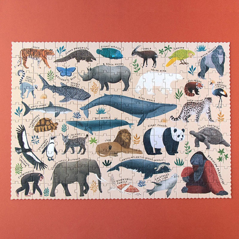 Londji Puzzle  PZ604U  Life - A Puzzle of Threatened Animals in the World