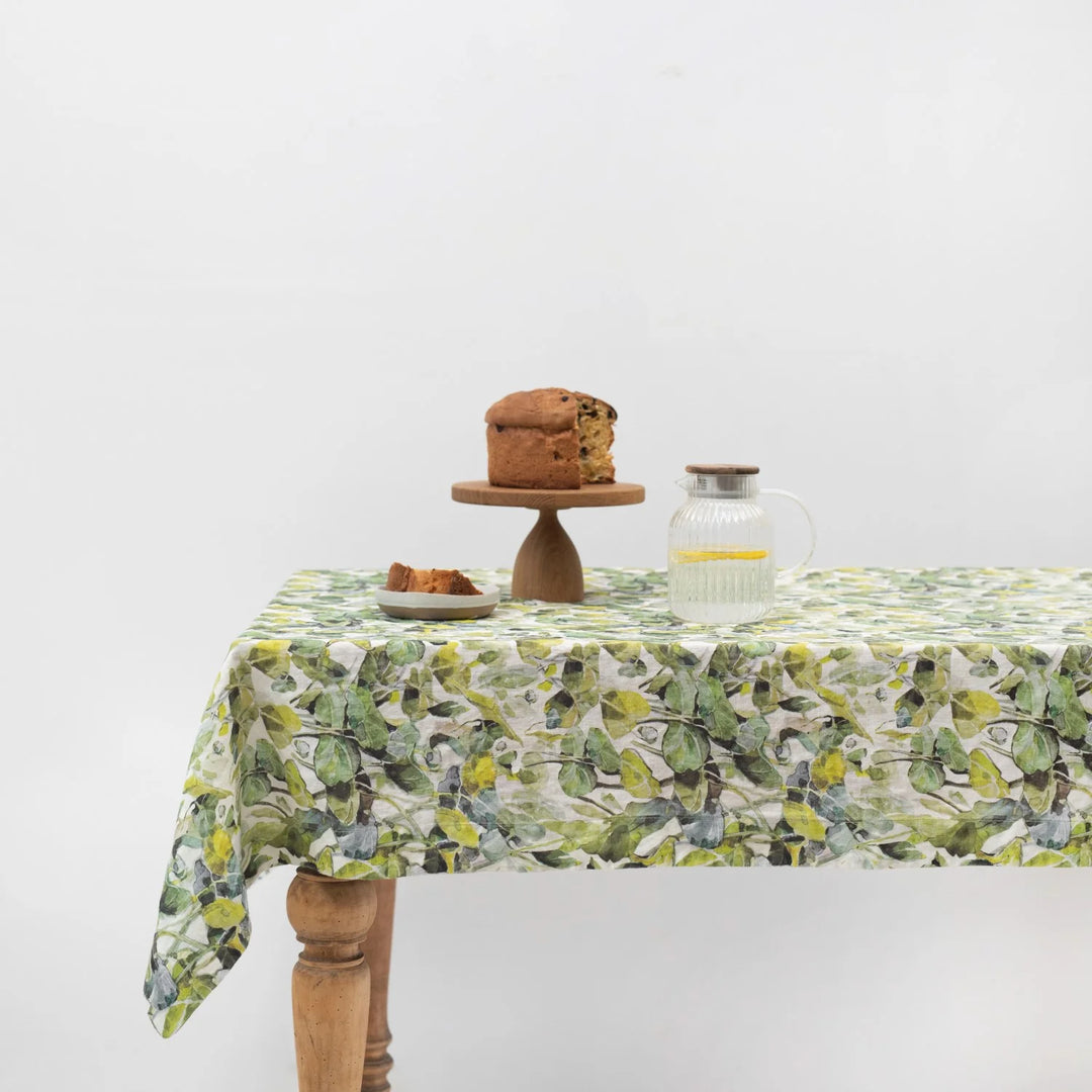 Linen Tales Lotus Linen Tablecloth