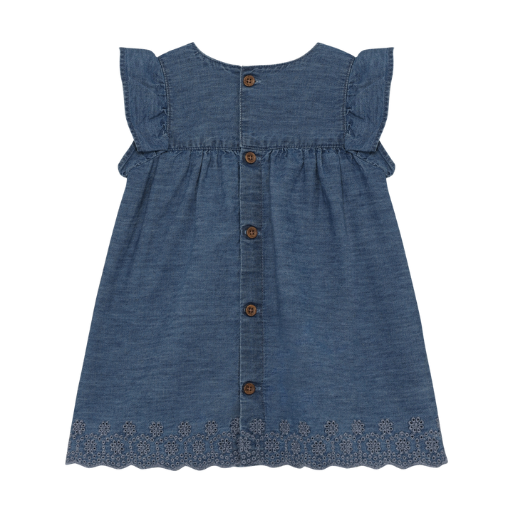 Minymo Baby Girl Chambray Dress   114357-7023