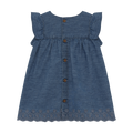 Minymo Baby Girl Chambray Dress   114357-7023