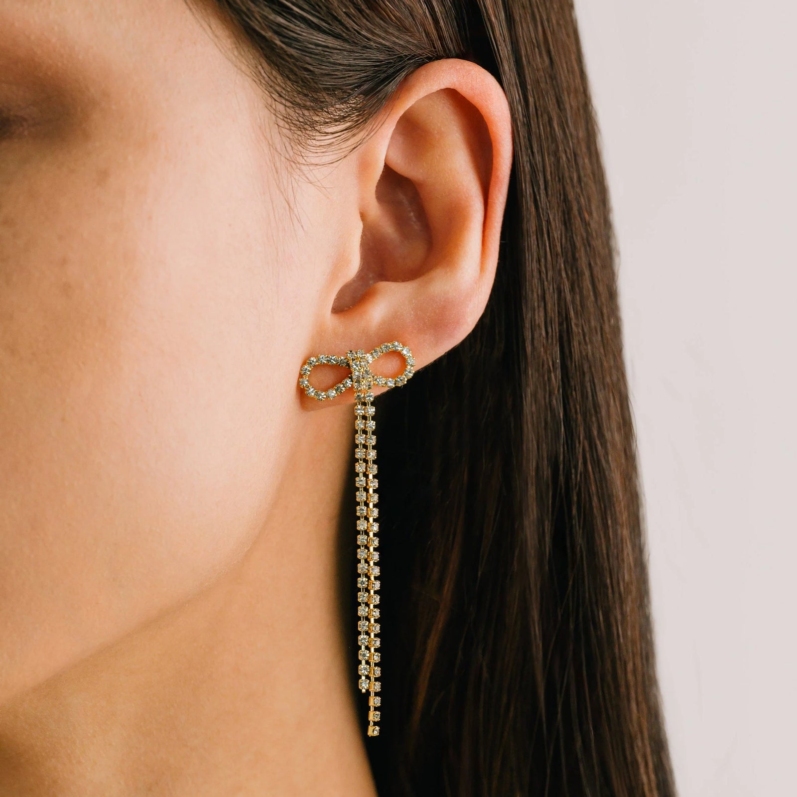 Lover's Tempo Luxe Bow Earring Gold