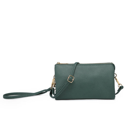 Jen & Co Riley Crossbody/Wristlet  M013 Forest Green