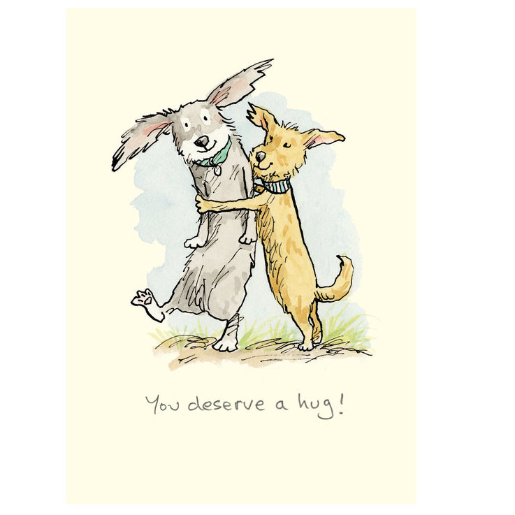 Two Bad Mice Card You Deserve A Hug M349*