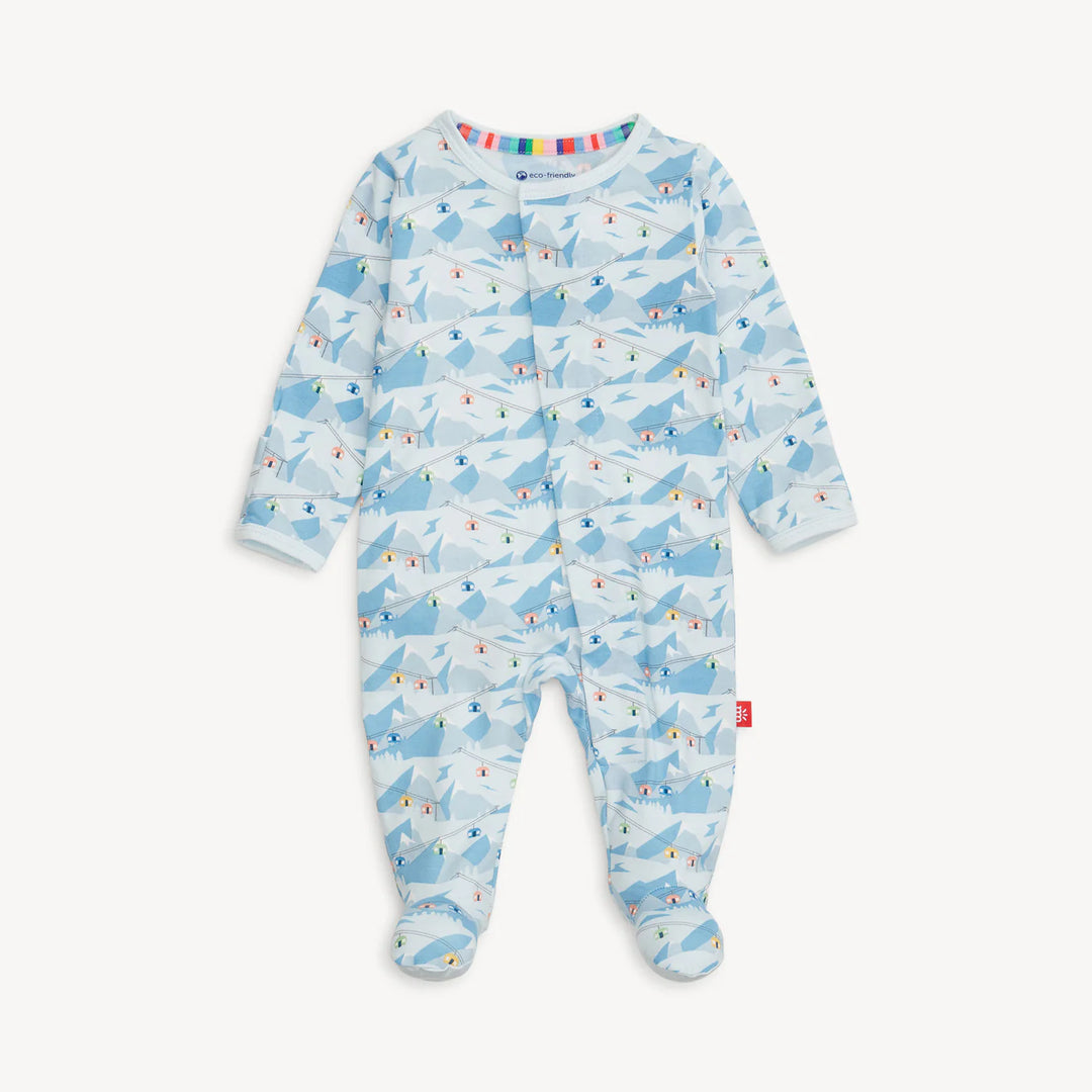 Magnetic Me Baby Footie   MF5MF01BAC   Blue Apres Chic