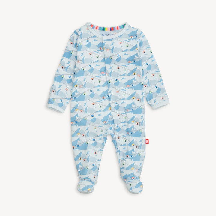 Magnetic Me Baby Footie   MF5MF01BAC   Blue Apres Chic