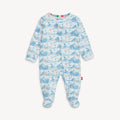 Magnetic Me Baby Footie   MF5MF01BAC   Blue Apres Chic