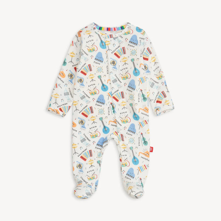 Magnetic Me Baby Footie   MF5MF01BHR   Bach & Roll