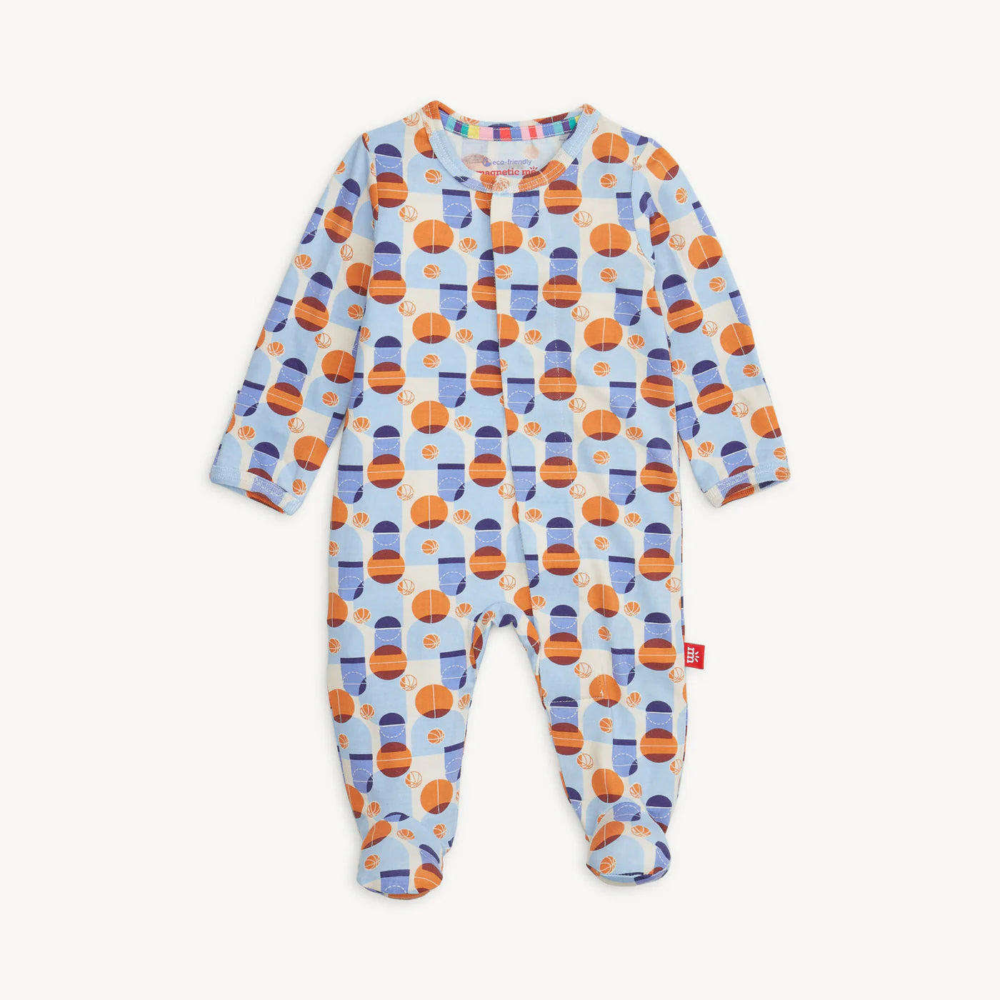 Magnetic Me Baby Footie   MF5MF01HST   Hoops, There It Is