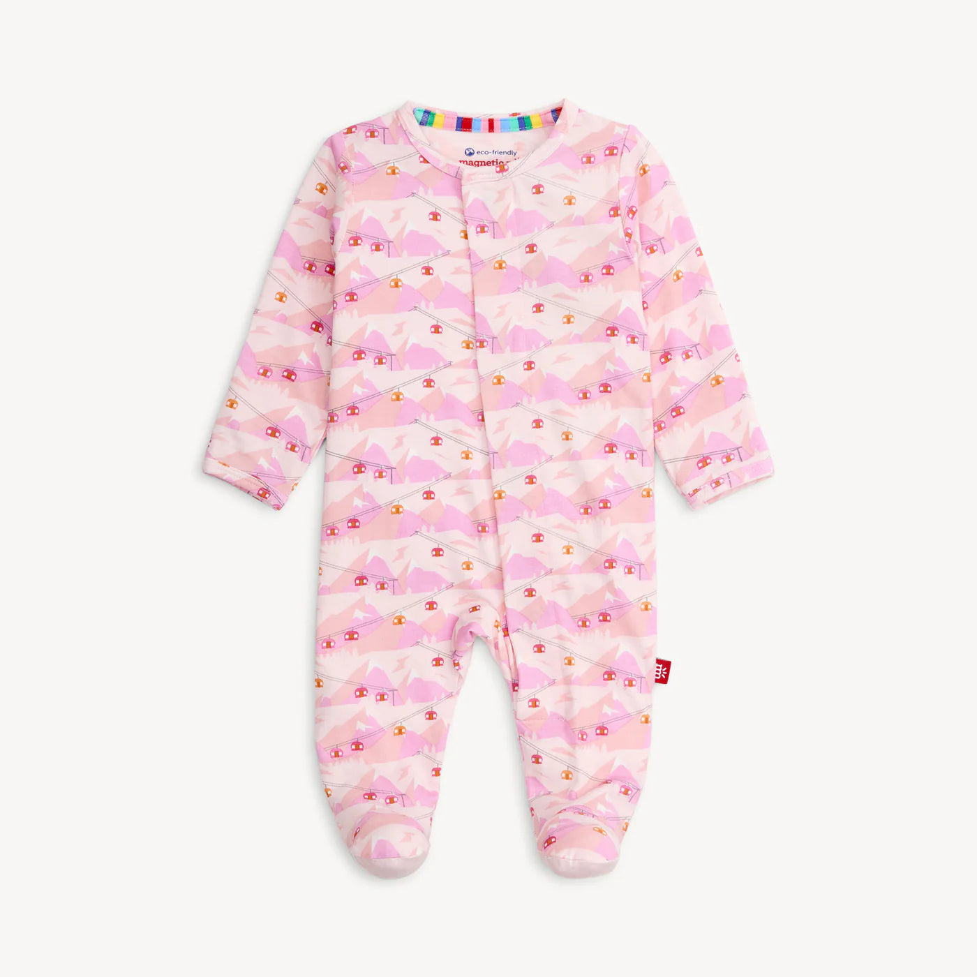 Magnetic Me Baby Footie   MF5MF01PAC    Pink Apres Chic