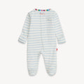 Magnetic Me Baby Footie   MF5OF01BLS   Blue Stripe