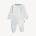 Magnetic Me Baby Footie   MF5OF01BLS   Blue Stripe