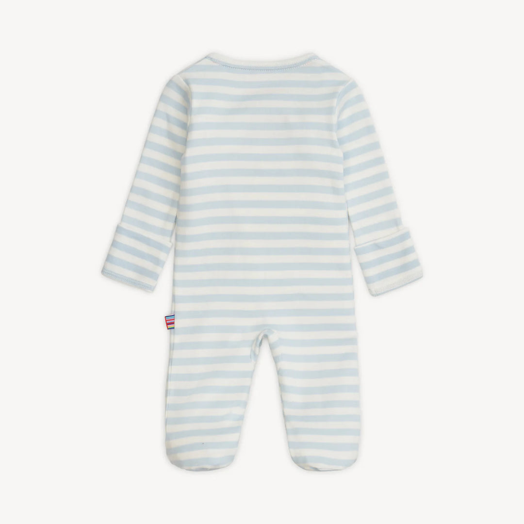 Magnetic Me Baby Footie   MF5OF01BLS   Blue Stripe