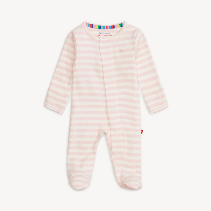 Magnetic Me Baby Footie   MF5OF01PKS   Pink Stripe