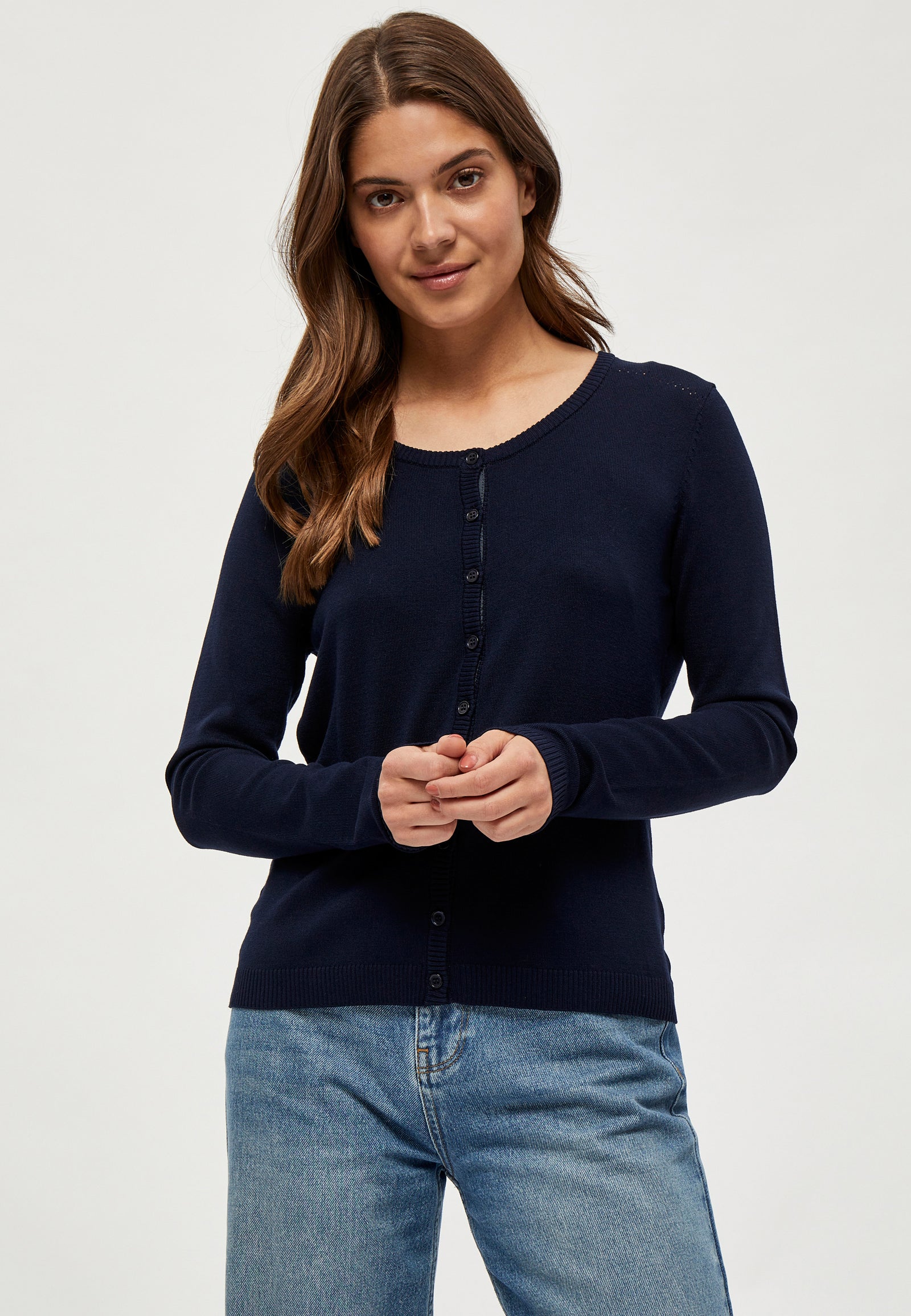 Minus Laura Cardigan MI1358 - Black Iris