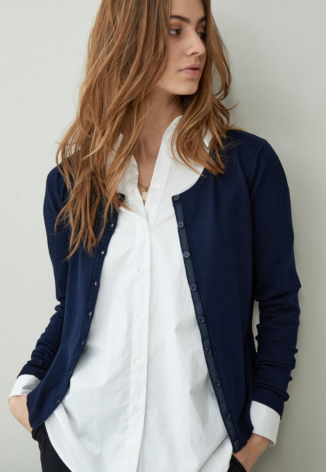 Minus Laura Cardigan MI1358 - Black Iris