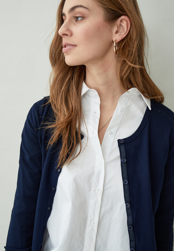 Minus Laura Cardigan MI1358 - Black Iris