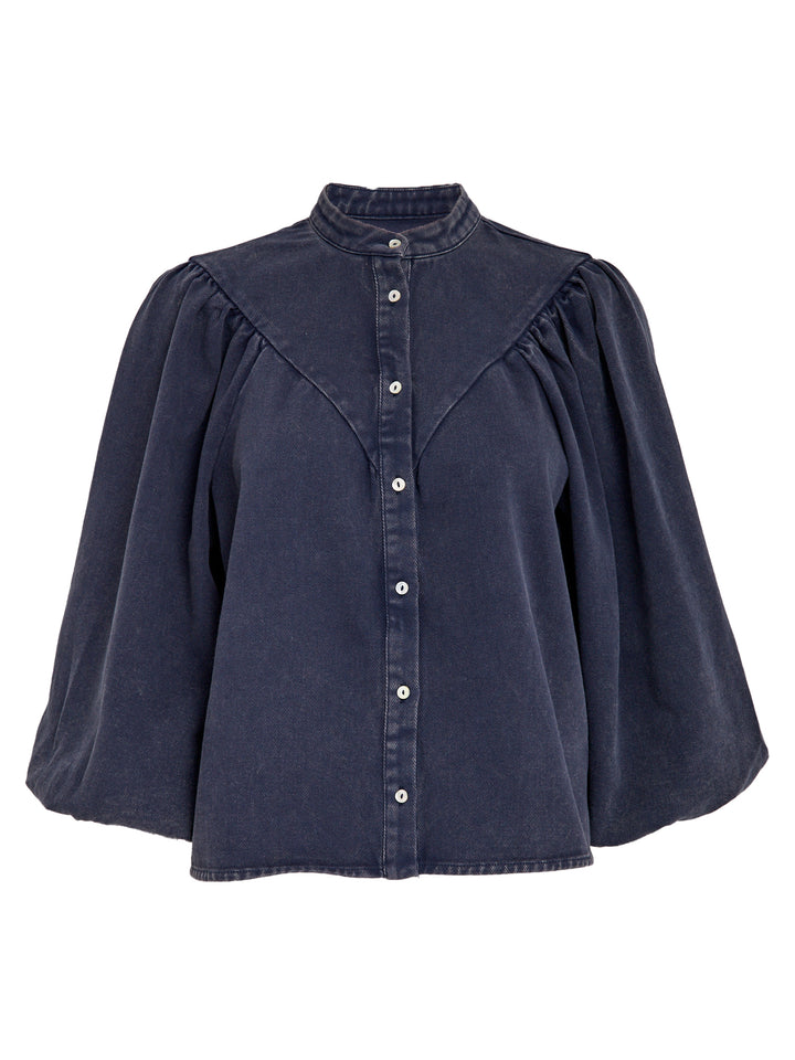 Minus Solene Denim Shirt MI6486 Sky Captain