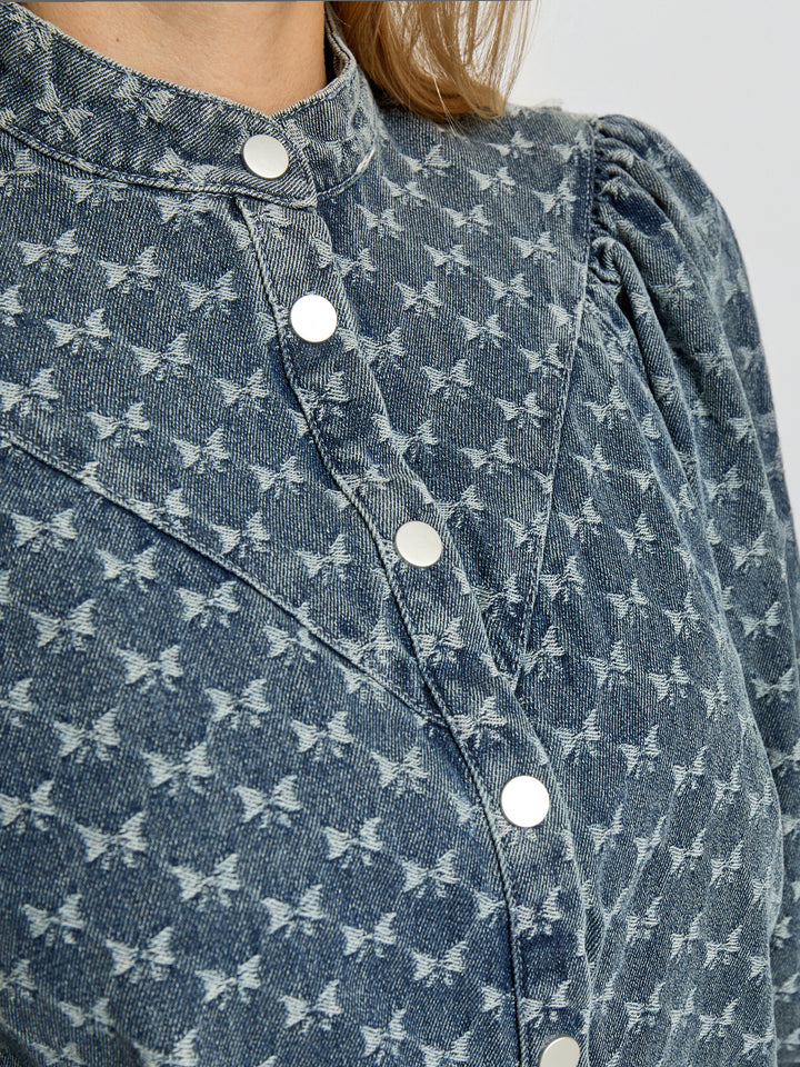 Minus Sienne Shirt MI6904 Light Denim