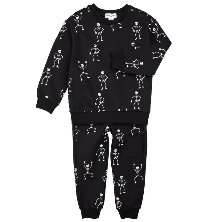 Miles Baby  2 pc. Set - Dancing Skeletons **