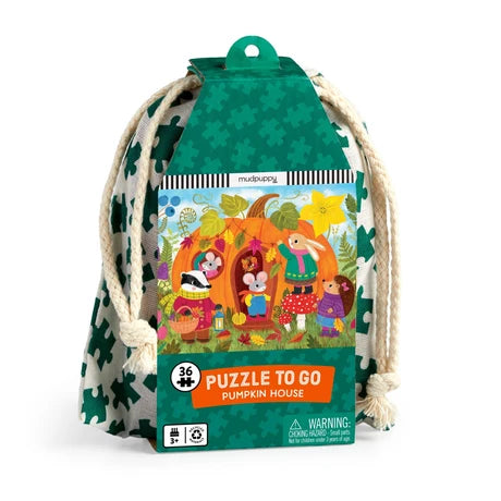 Puzzle to Go Pumpkin House