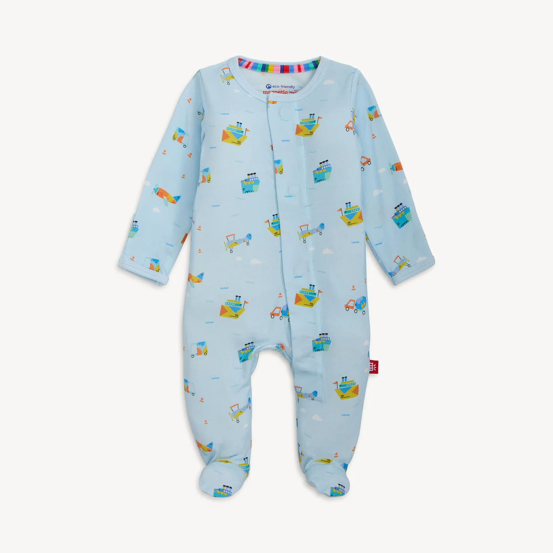 Magnetic Me Baby Boy Footie  MS600352  You Haul
