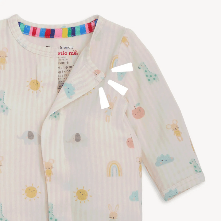 Magnetic Me Baby Footie  MS600567  Lullaby Sky Pink