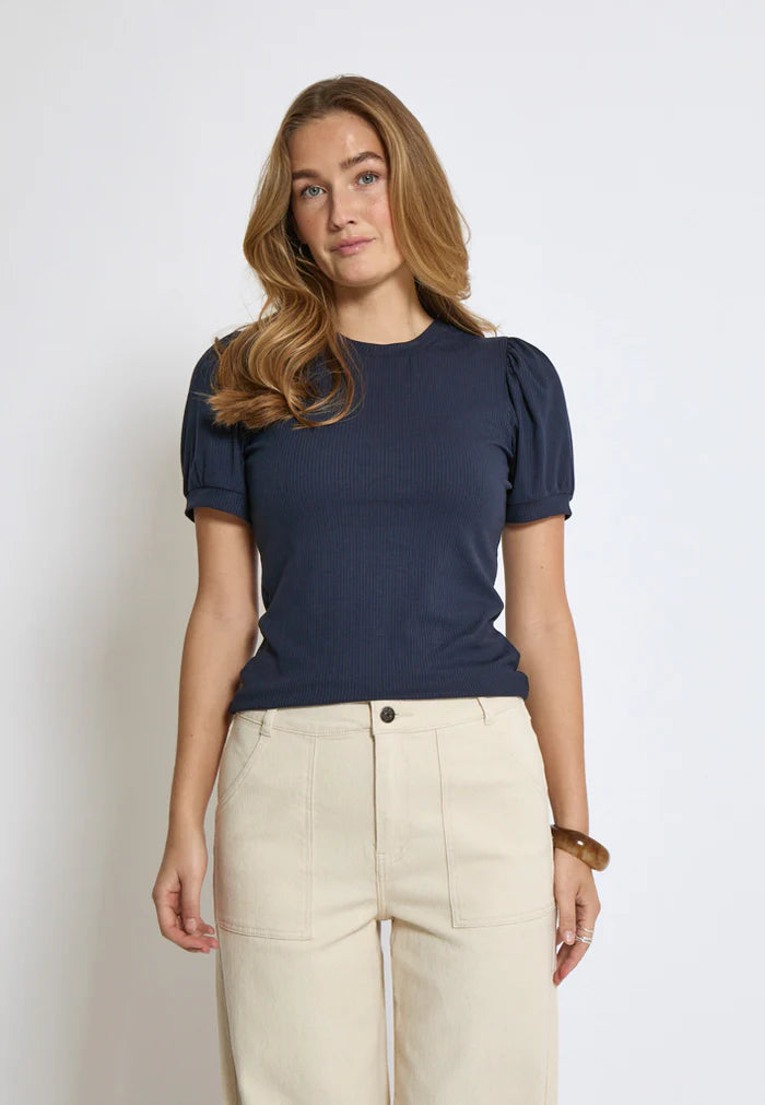 Minus Johanna Tee MI3810 Black Iris