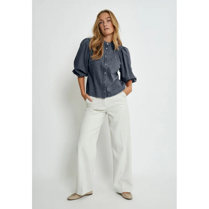 Minus Solene Denim Shirt MI6486 Sky Captain
