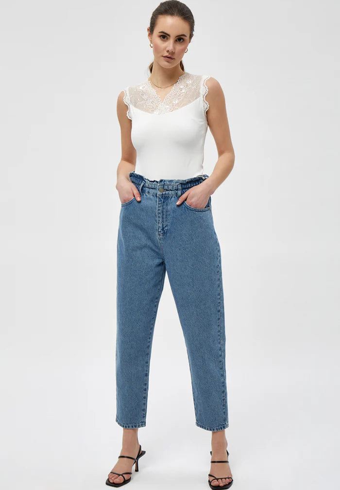 Minus Vanessa Top MI1601 Broken White