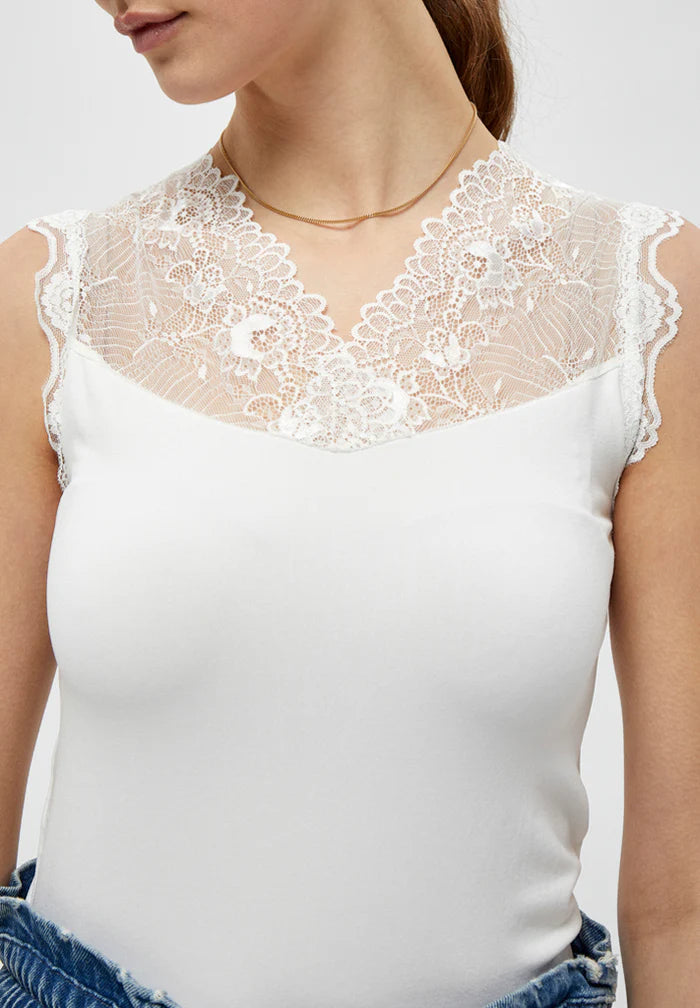 Minus Vanessa Top MI1601 Broken White