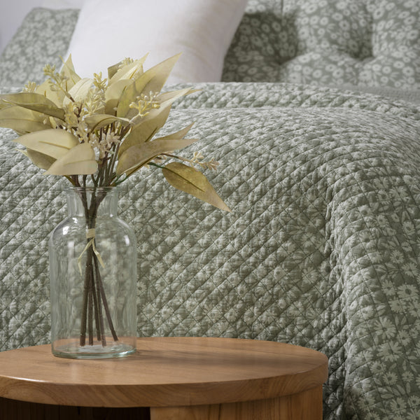 Brunelli Maggie Green Quilt Set