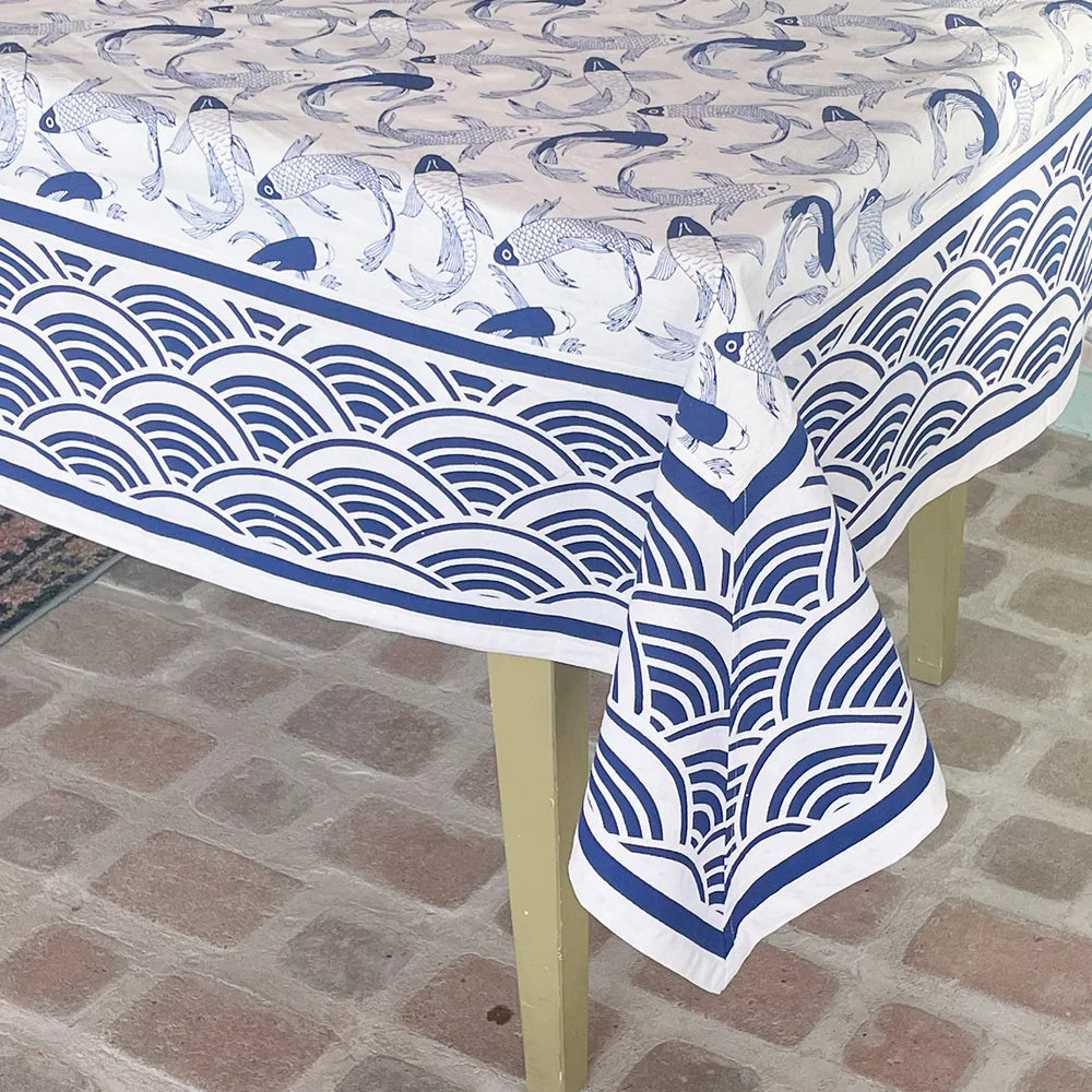 Mahogany Tablecloth - Fish Pond
